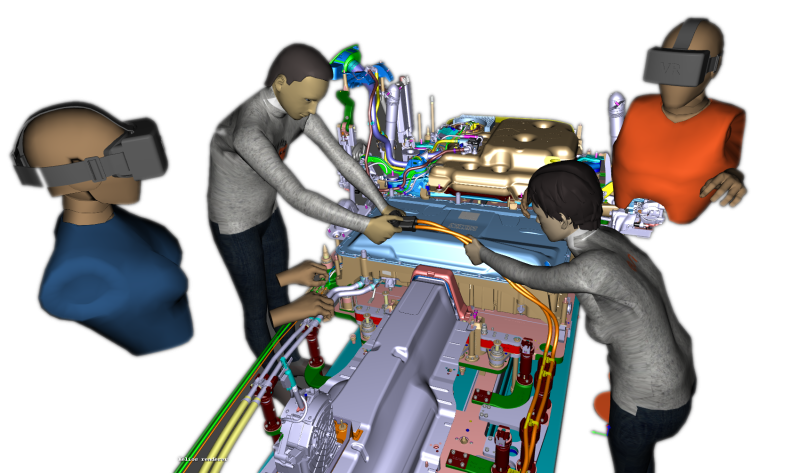 Virtual Reality Simulation Assembly Cell Evaluation