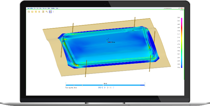 An example of a simulation using BM-Stamp