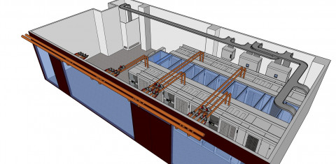 Plans for ESI’s new European HPC Center in Bruyères-le-Chatel, near Paris.